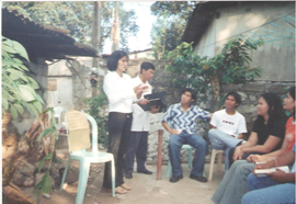 Preahing by Ptr. Cesar with Sis. Leonor interpret.